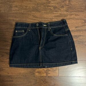 Cotton On dark indigo Denim Mini Skirt